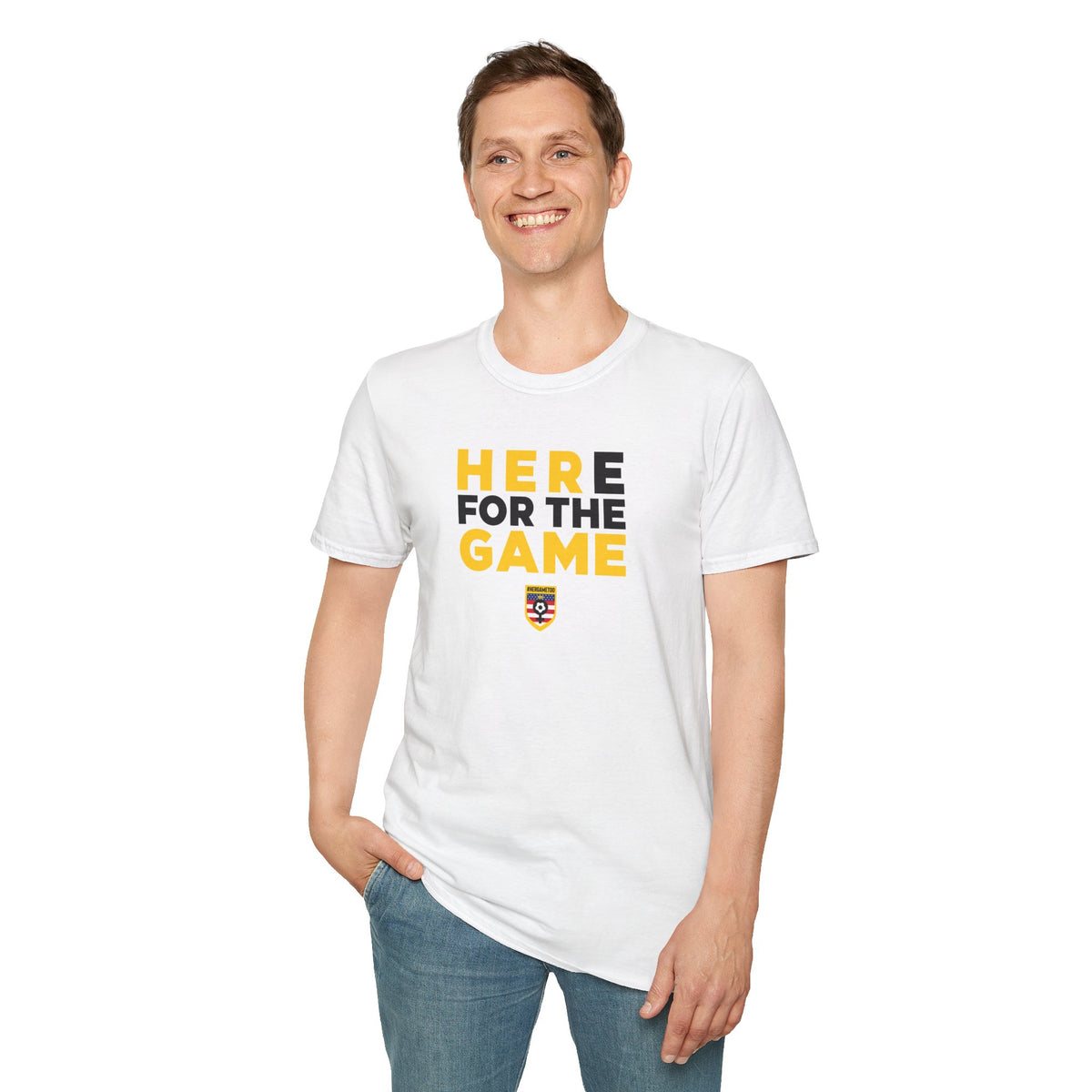Here For The Game — Fan Game Day Unisex Tee