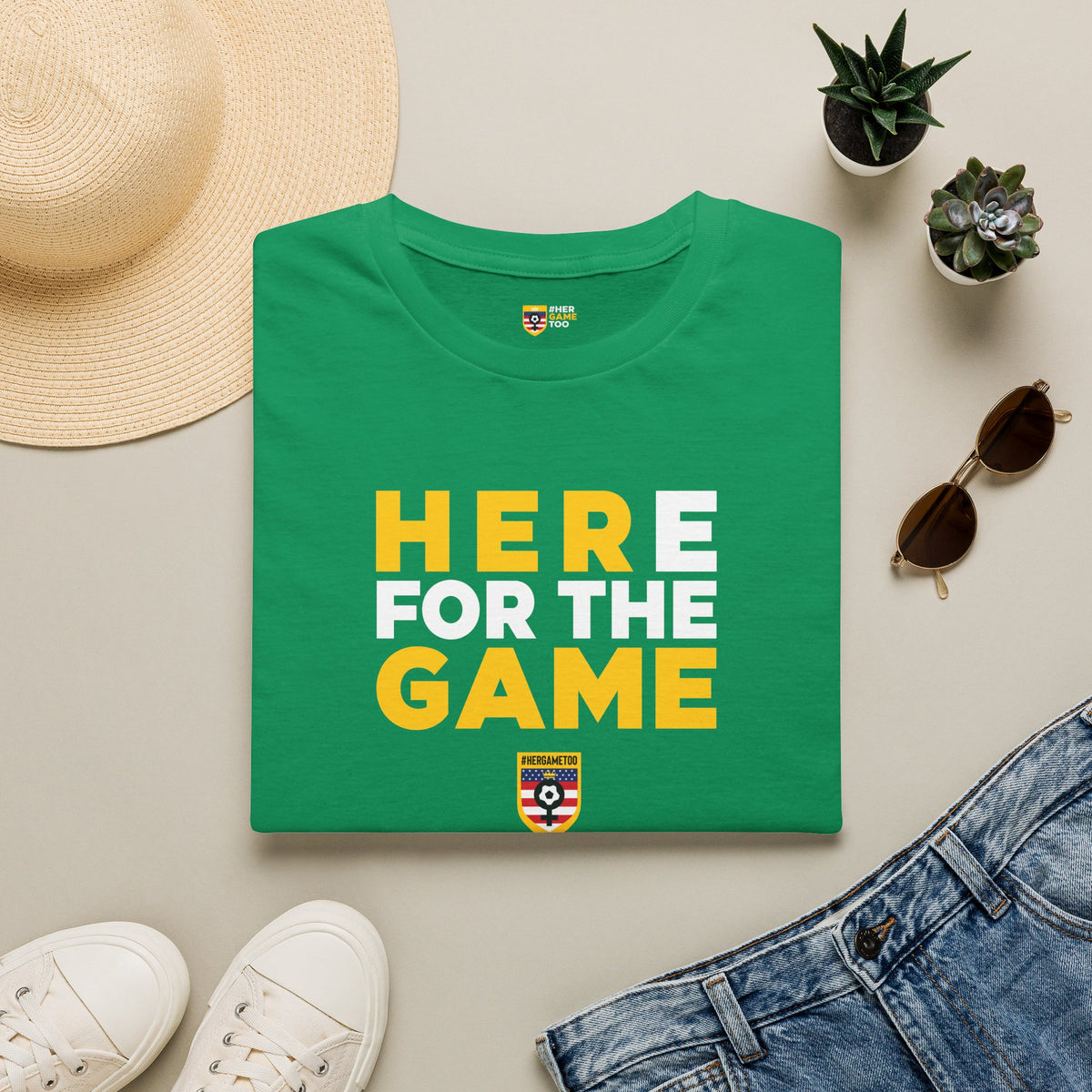 Here For The Game — Fan Game Day Unisex Tee