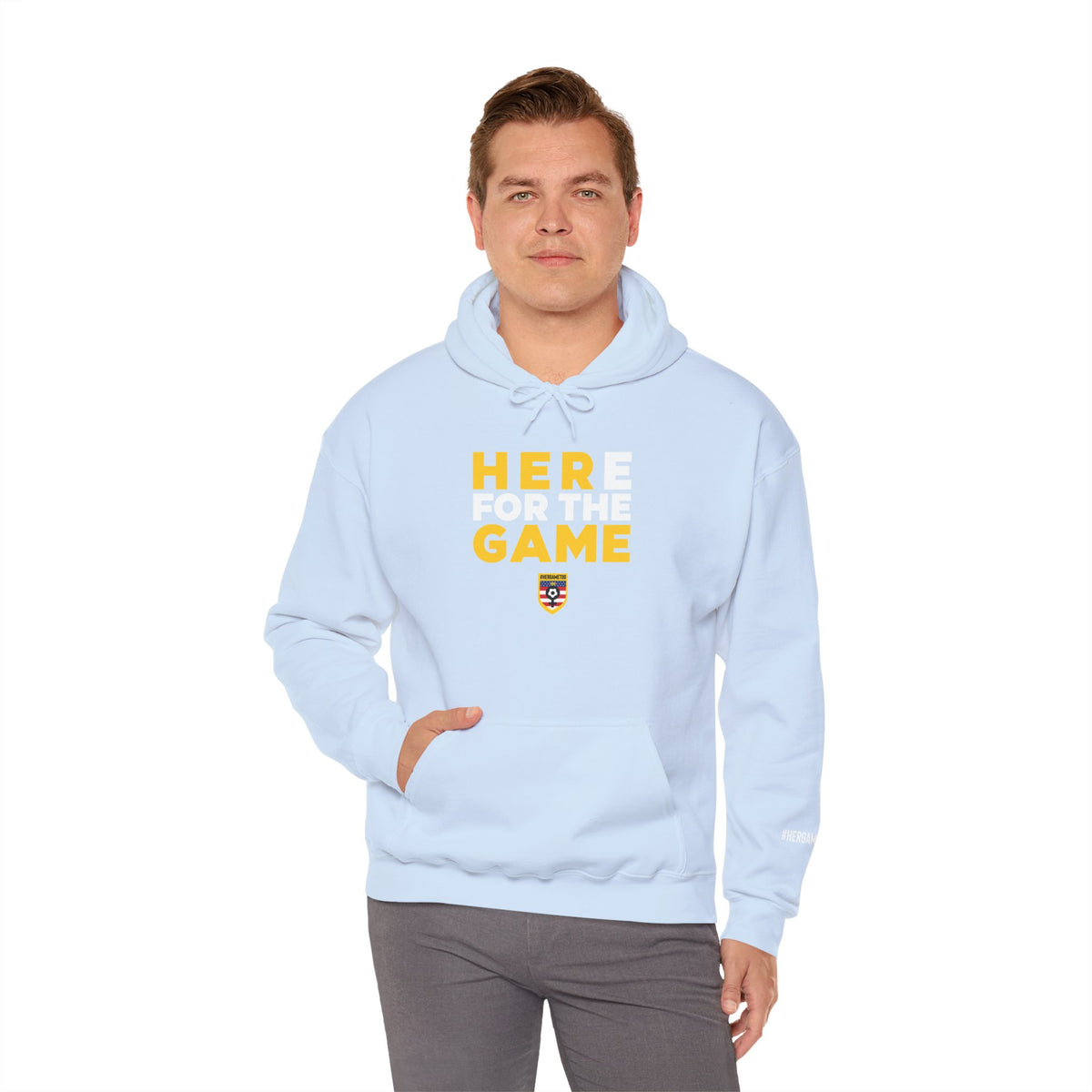 Here For The Game T-Shirt — Fan Game Day Hoodie