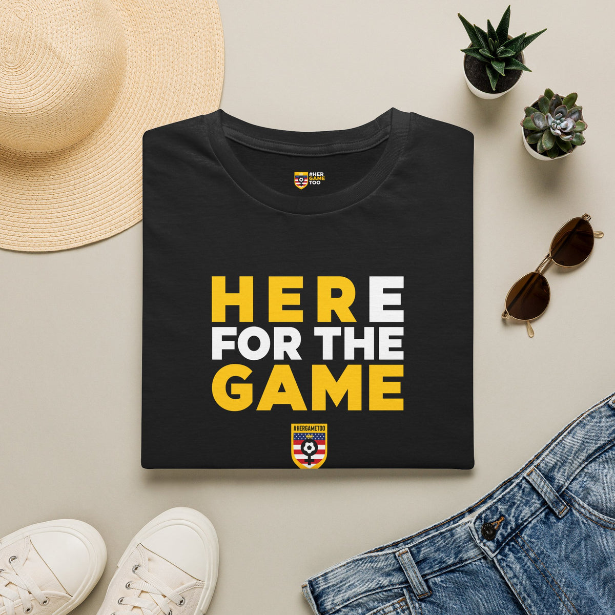 Here For The Game — Fan Game Day Unisex Tee