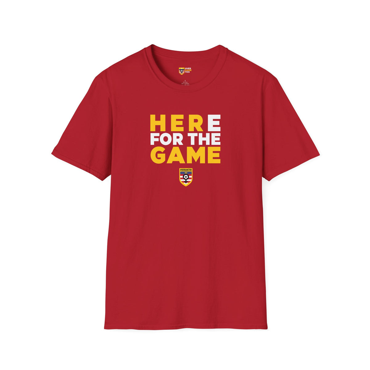 Here For The Game — Fan Game Day Unisex Tee