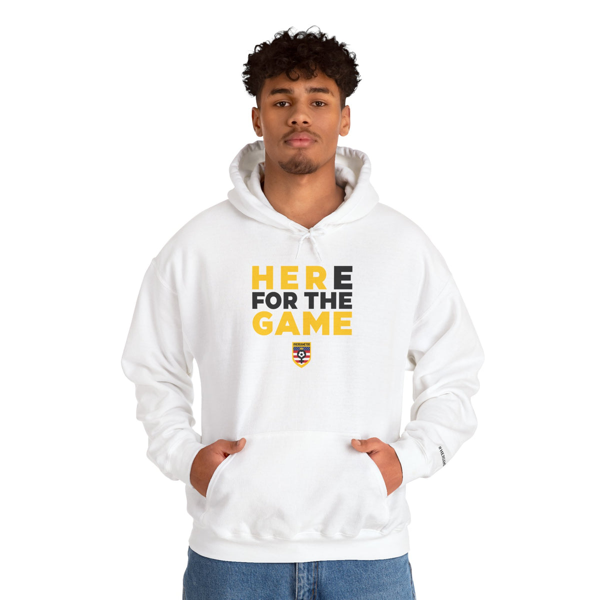 Here For The Game T-Shirt — Fan Game Day Hoodie