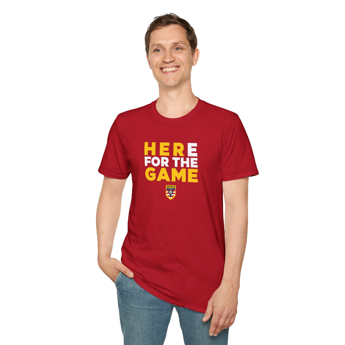 Here For The Game — Fan Game Day Unisex Tee