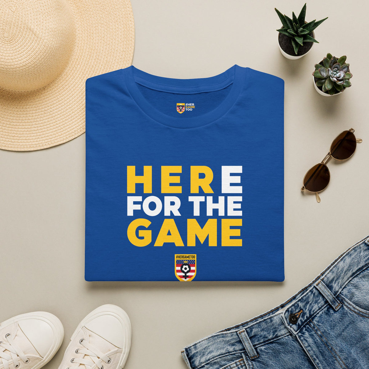Here For The Game — Fan Game Day Unisex Tee