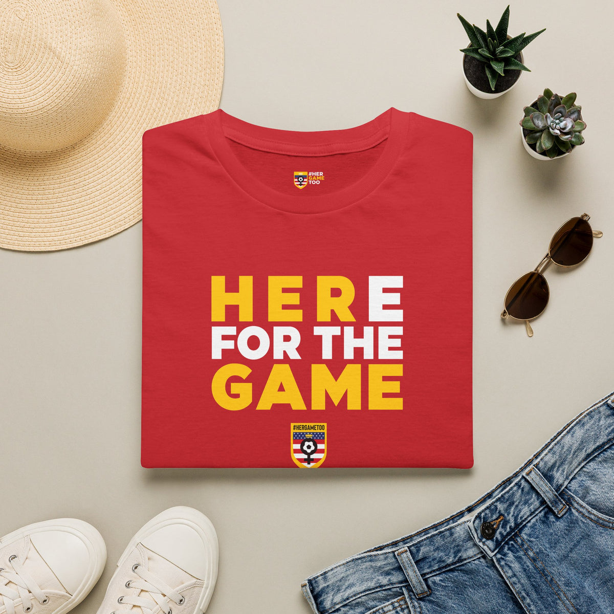 Here For The Game — Fan Game Day Unisex Tee