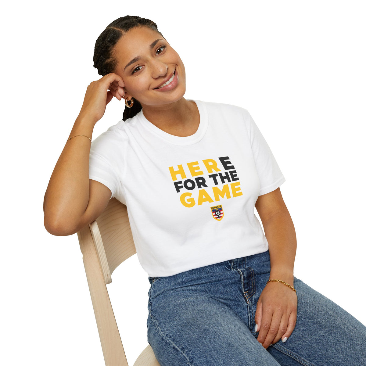Here For The Game — Fan Game Day Unisex Tee