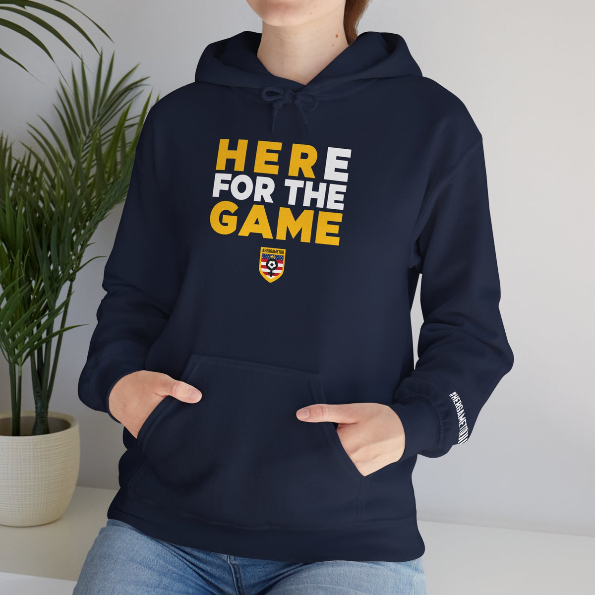 Here For The Game T-Shirt — Fan Game Day Hoodie