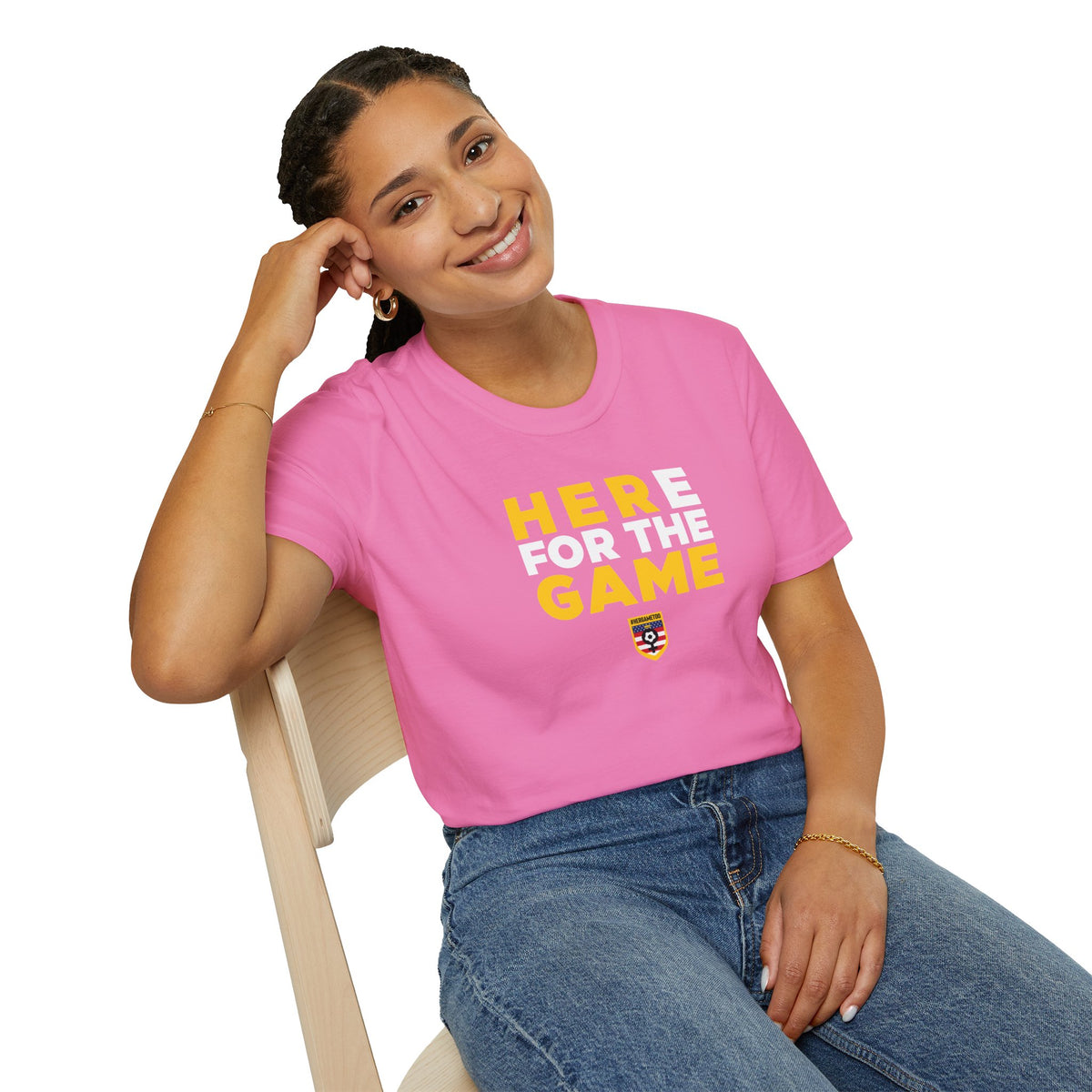 Here For The Game — Fan Game Day Unisex Tee