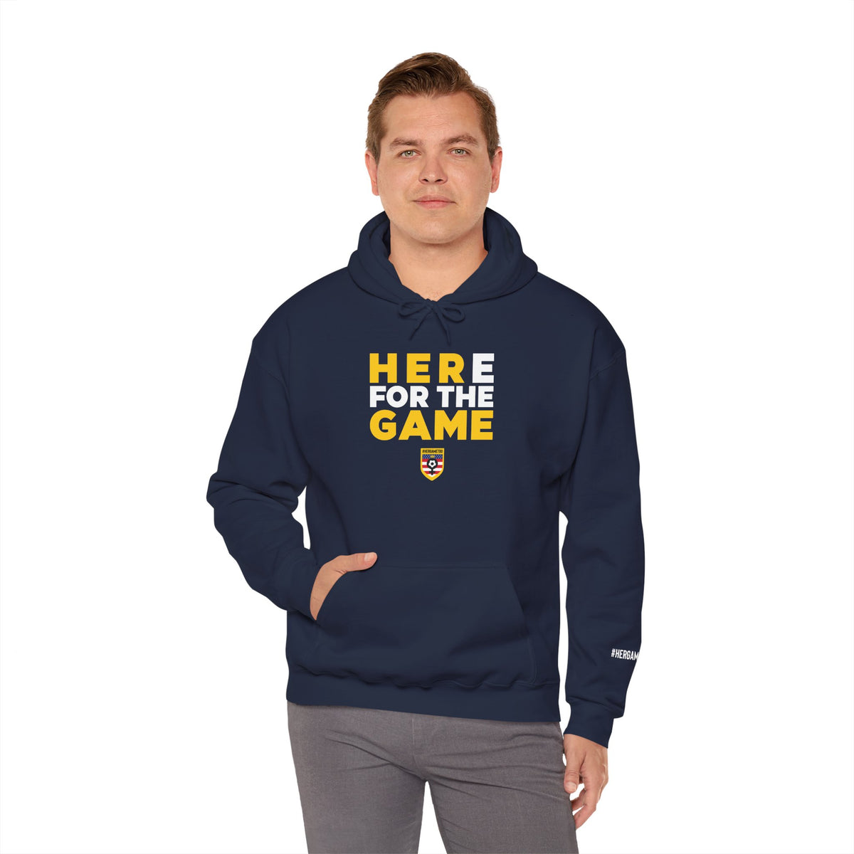 Here For The Game T-Shirt — Fan Game Day Hoodie
