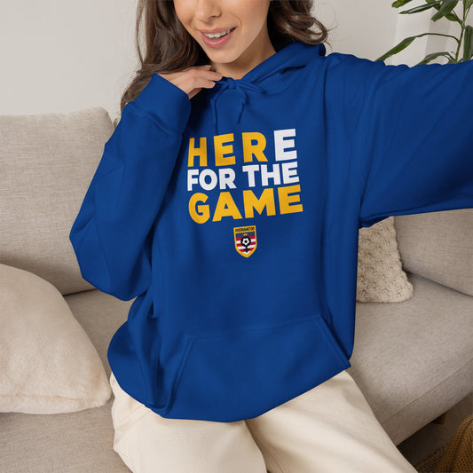 Here For The Game T-Shirt — Fan Game Day Hoodie