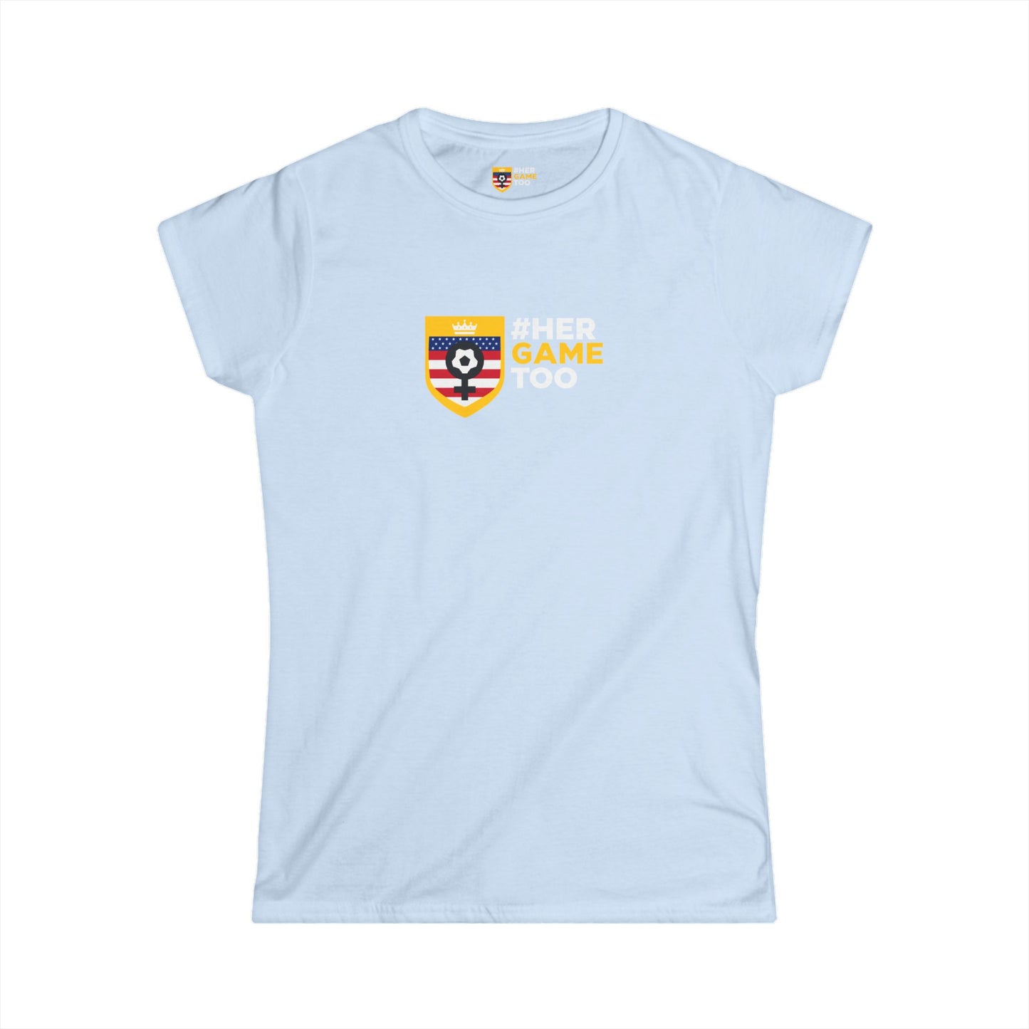 #HerGameTooUSA Empowerment Logo Women's Shirt