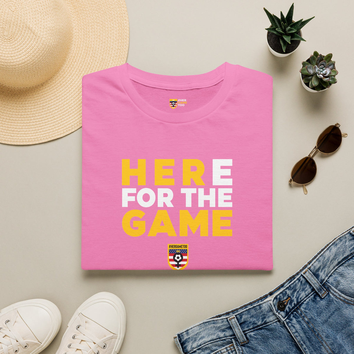 Here For The Game — Fan Game Day Unisex Tee