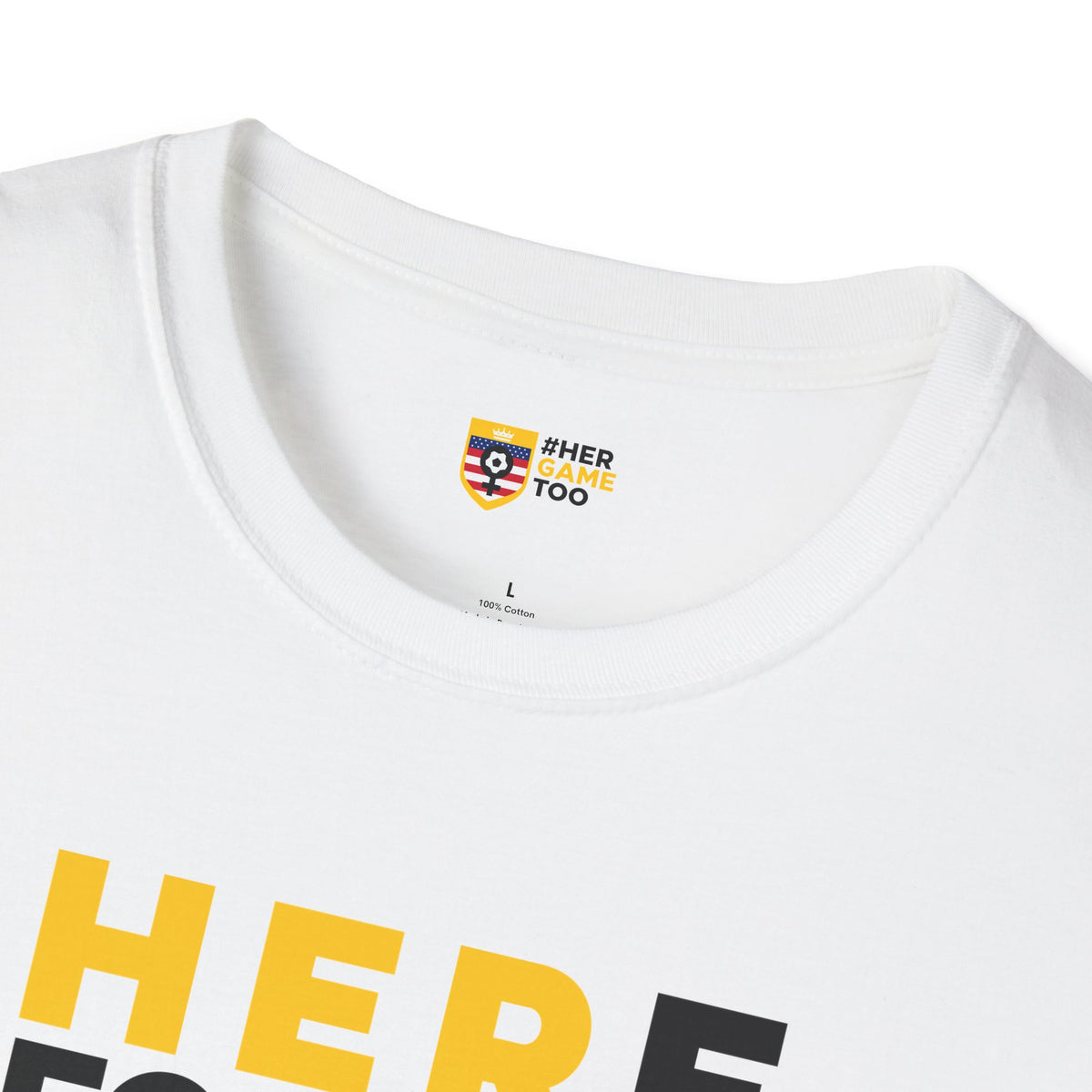 Here For The Game — Fan Game Day Unisex Tee