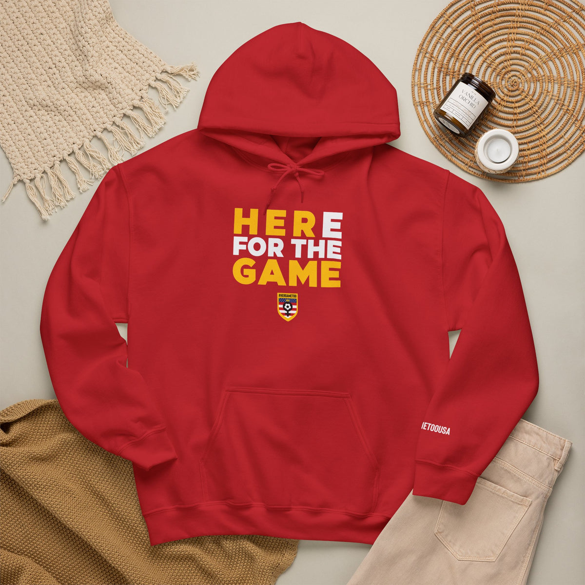 Here For The Game T-Shirt — Fan Game Day Hoodie