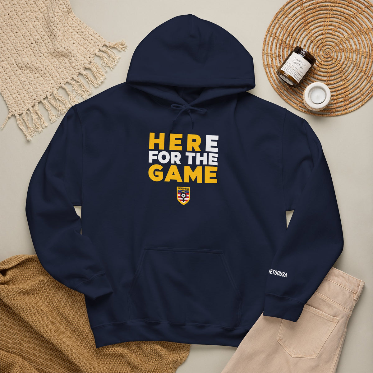 Here For The Game T-Shirt — Fan Game Day Hoodie