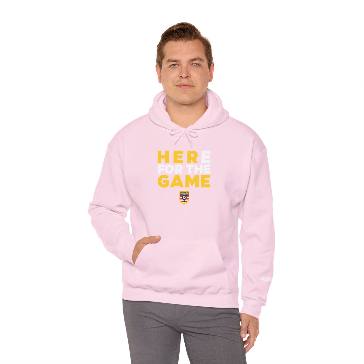 Here For The Game T-Shirt — Fan Game Day Hoodie