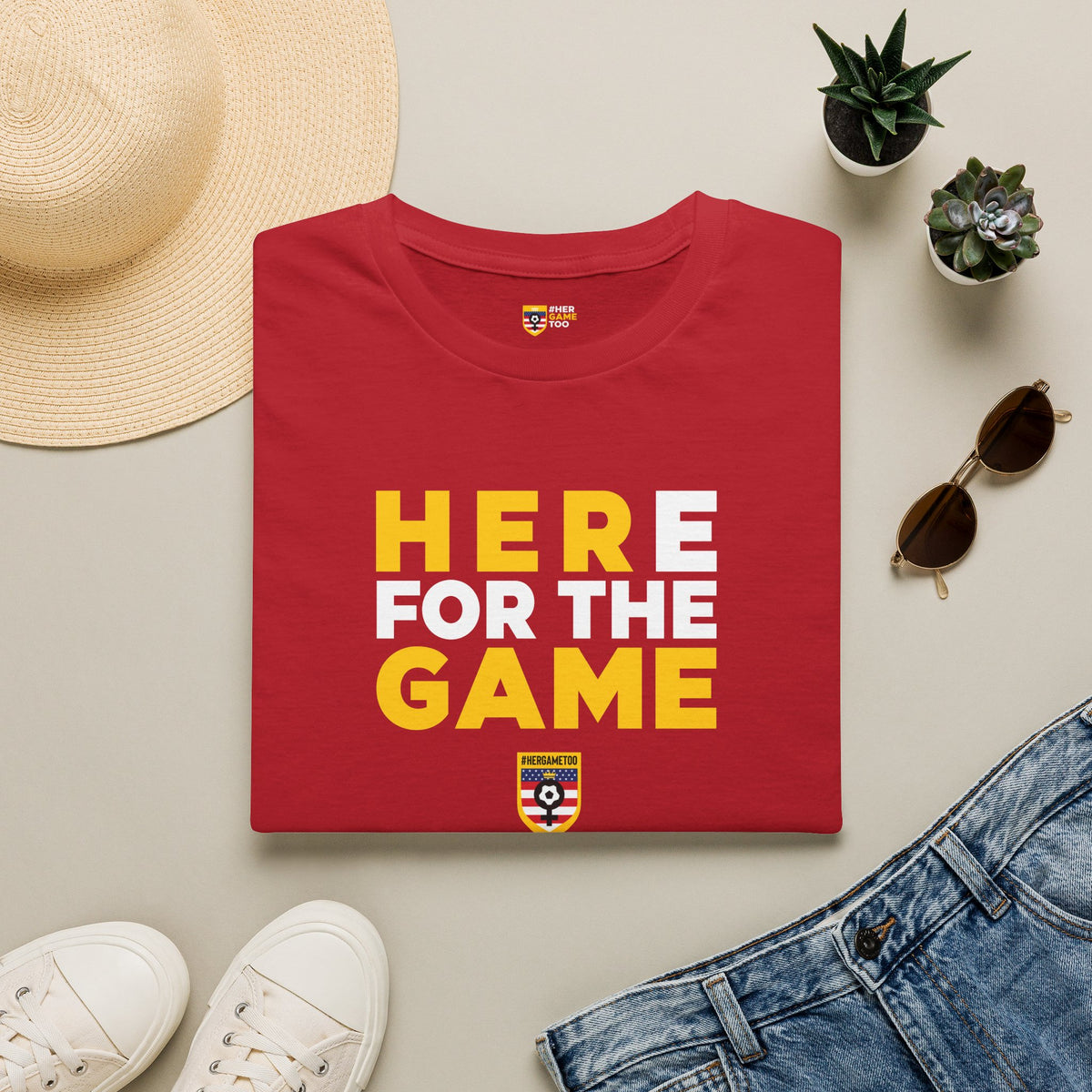 Here For The Game — Fan Game Day Unisex Tee