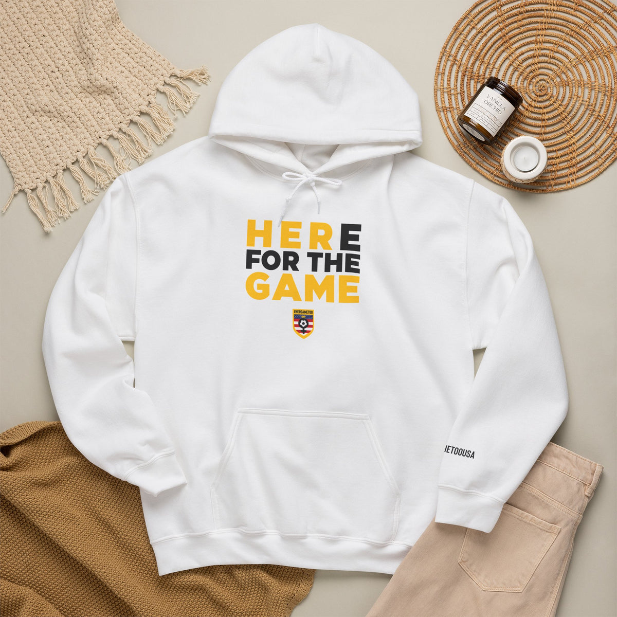 Here For The Game T-Shirt — Fan Game Day Hoodie