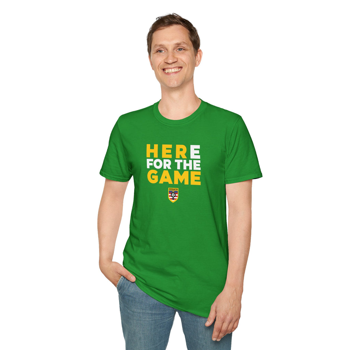Here For The Game — Fan Game Day Unisex Tee