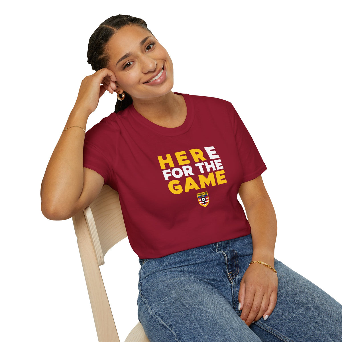 Here For The Game — Fan Game Day Unisex Tee