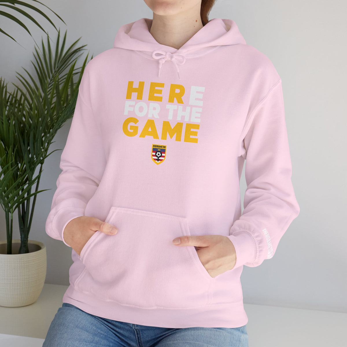Here For The Game T-Shirt — Fan Game Day Hoodie