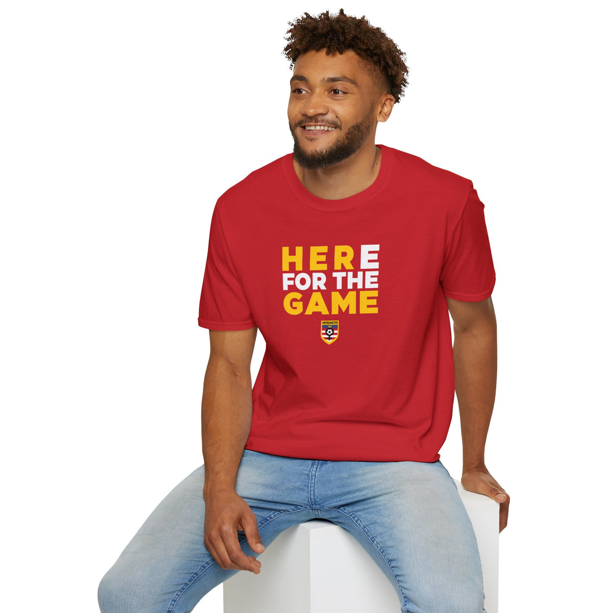Here For The Game — Fan Game Day Unisex Tee