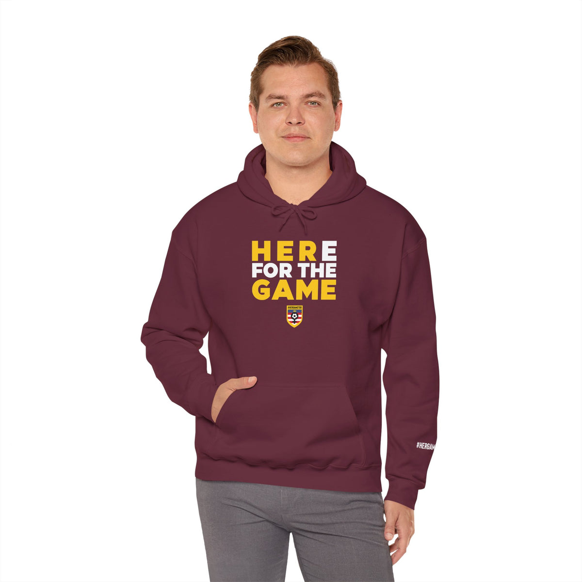 Here For The Game T-Shirt — Fan Game Day Hoodie