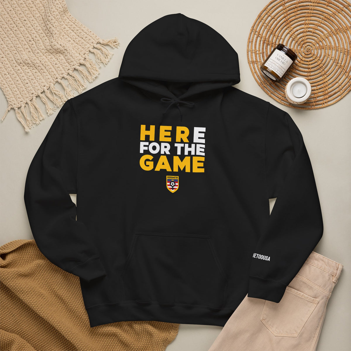 Here For The Game T-Shirt — Fan Game Day Hoodie