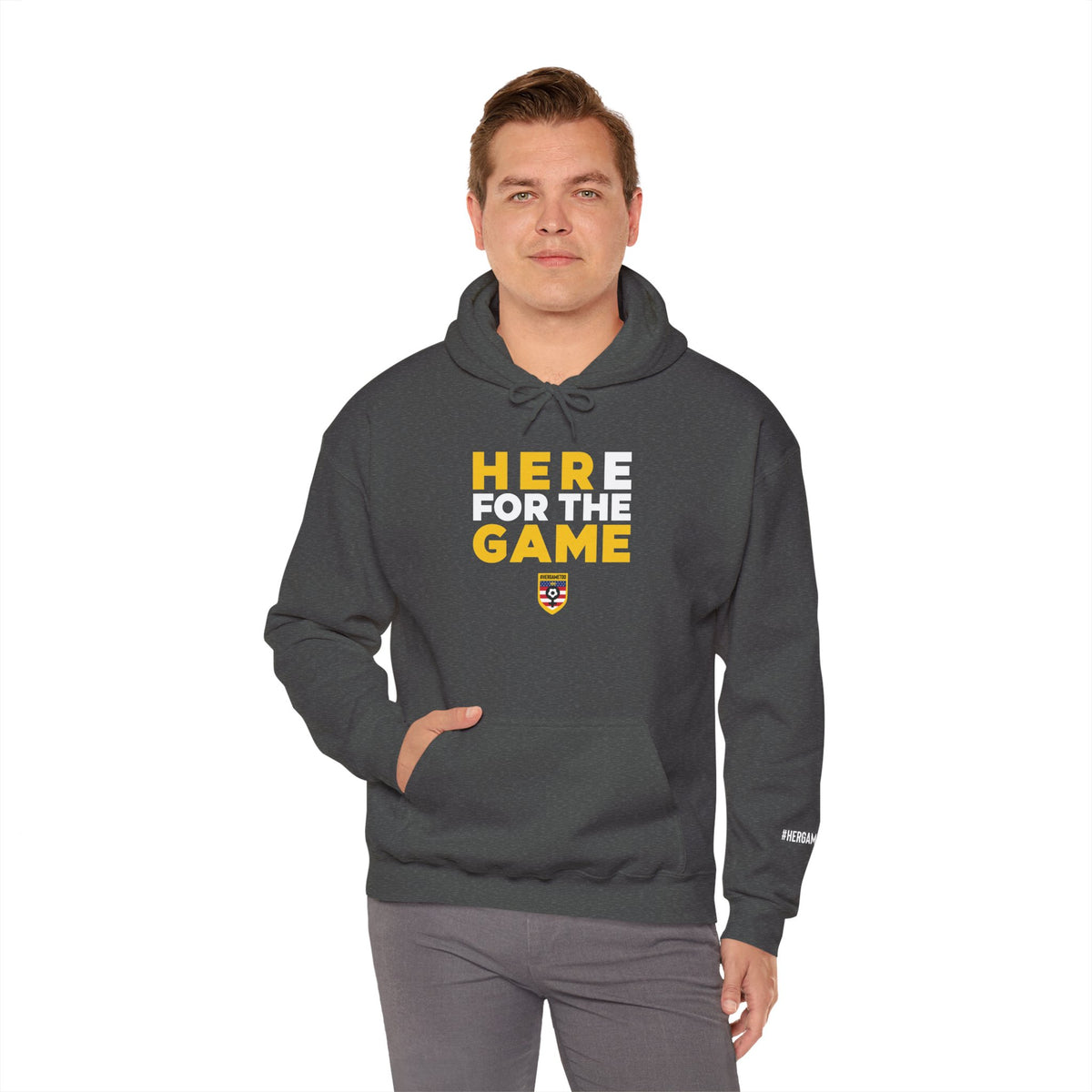 Here For The Game T-Shirt — Fan Game Day Hoodie