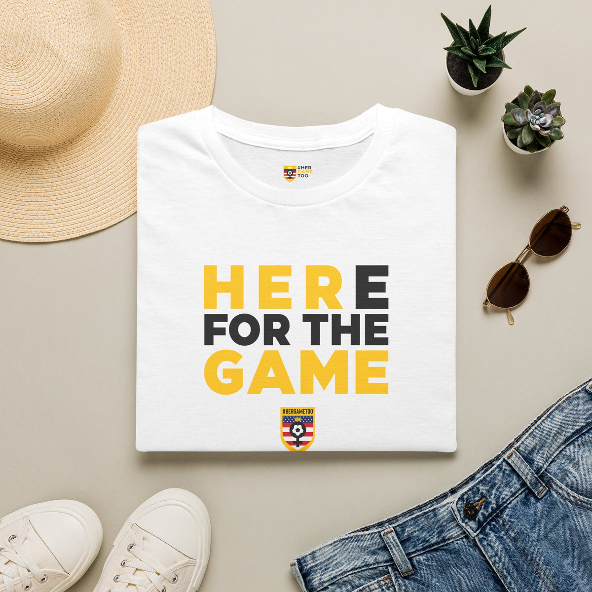 Here For The Game — Fan Game Day Unisex Tee