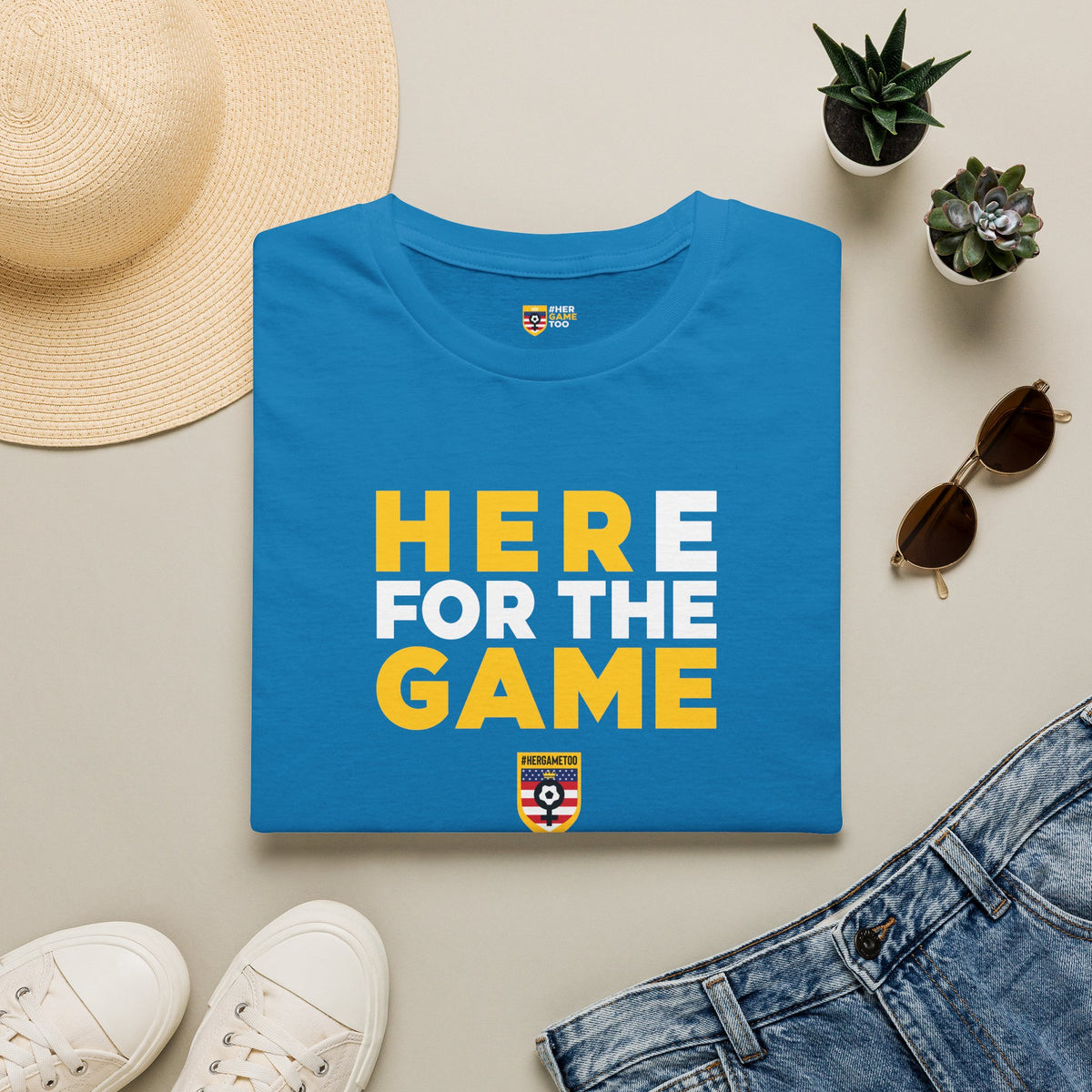 Here For The Game — Fan Game Day Unisex Tee