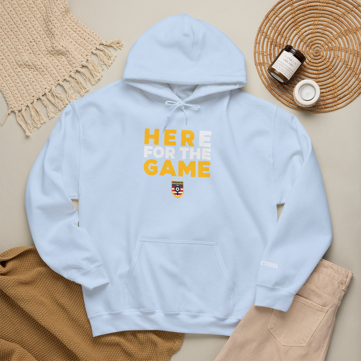 Here For The Game T-Shirt — Fan Game Day Hoodie