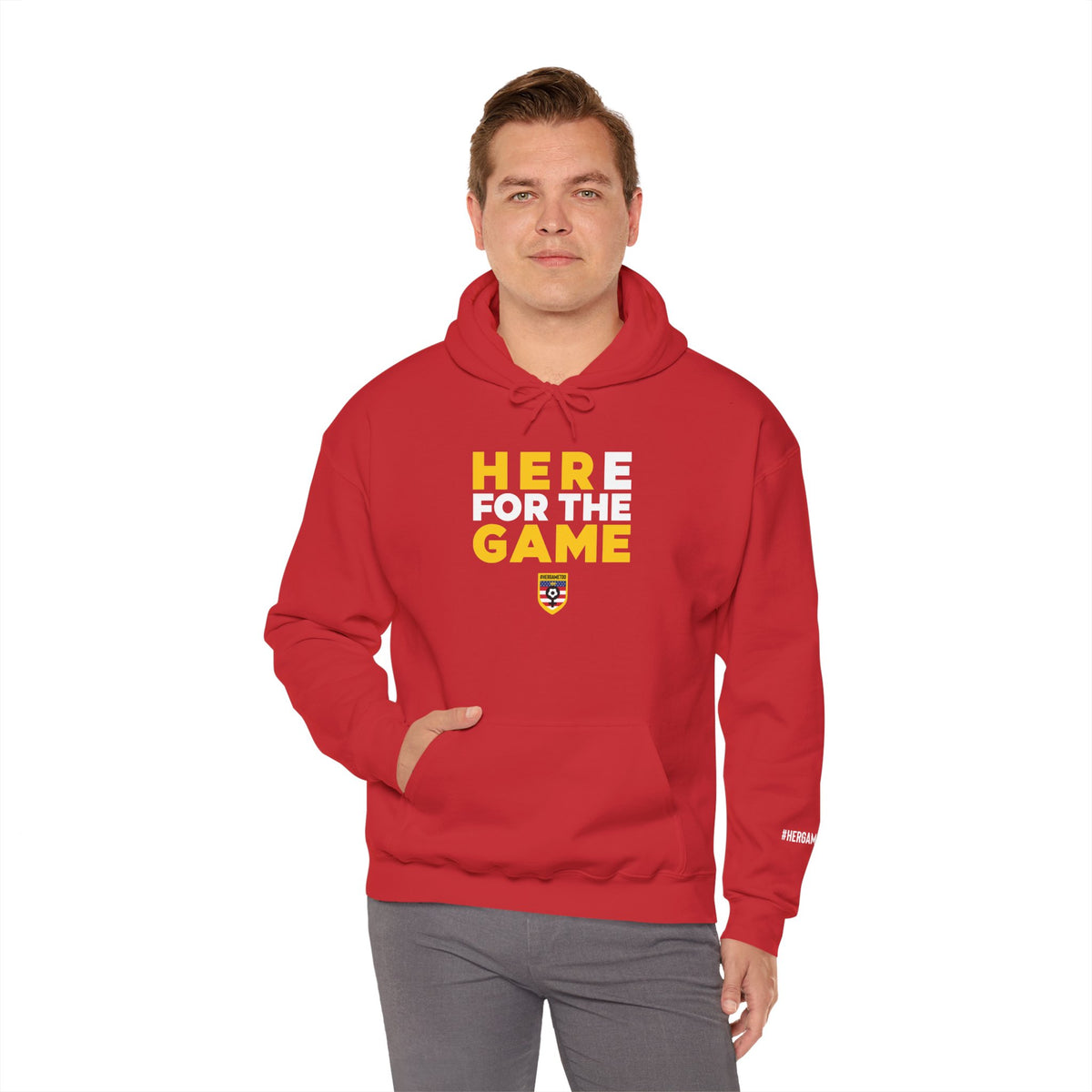 Here For The Game T-Shirt — Fan Game Day Hoodie