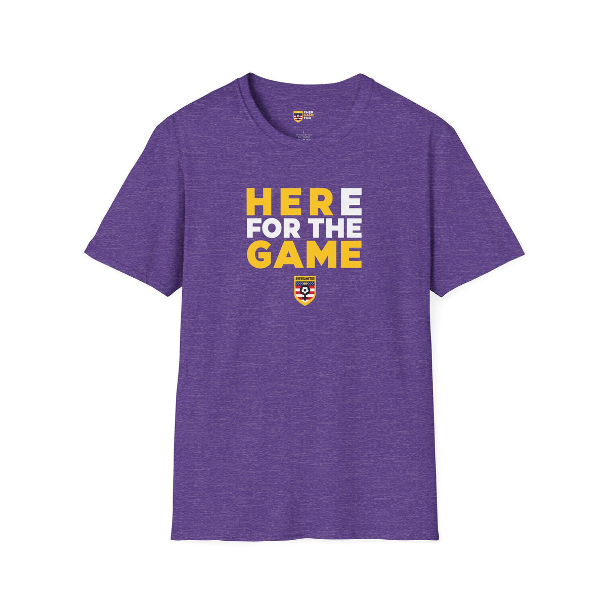 Here For The Game — Fan Game Day Unisex Tee