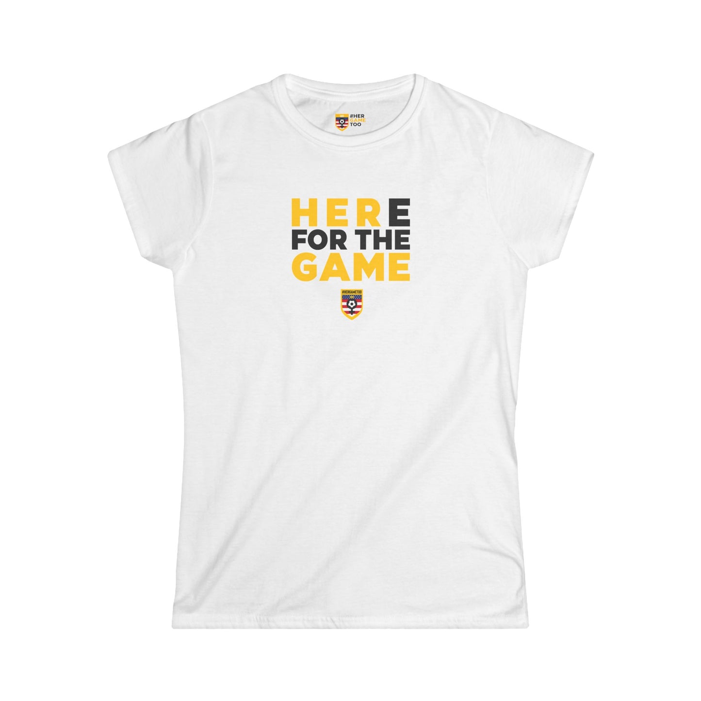 Here For The Game - Fan Game Day Women's Shirt