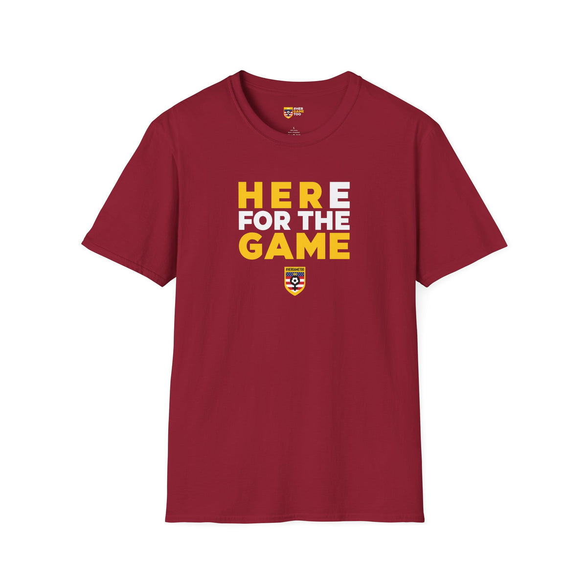 Here For The Game — Fan Game Day Unisex Tee