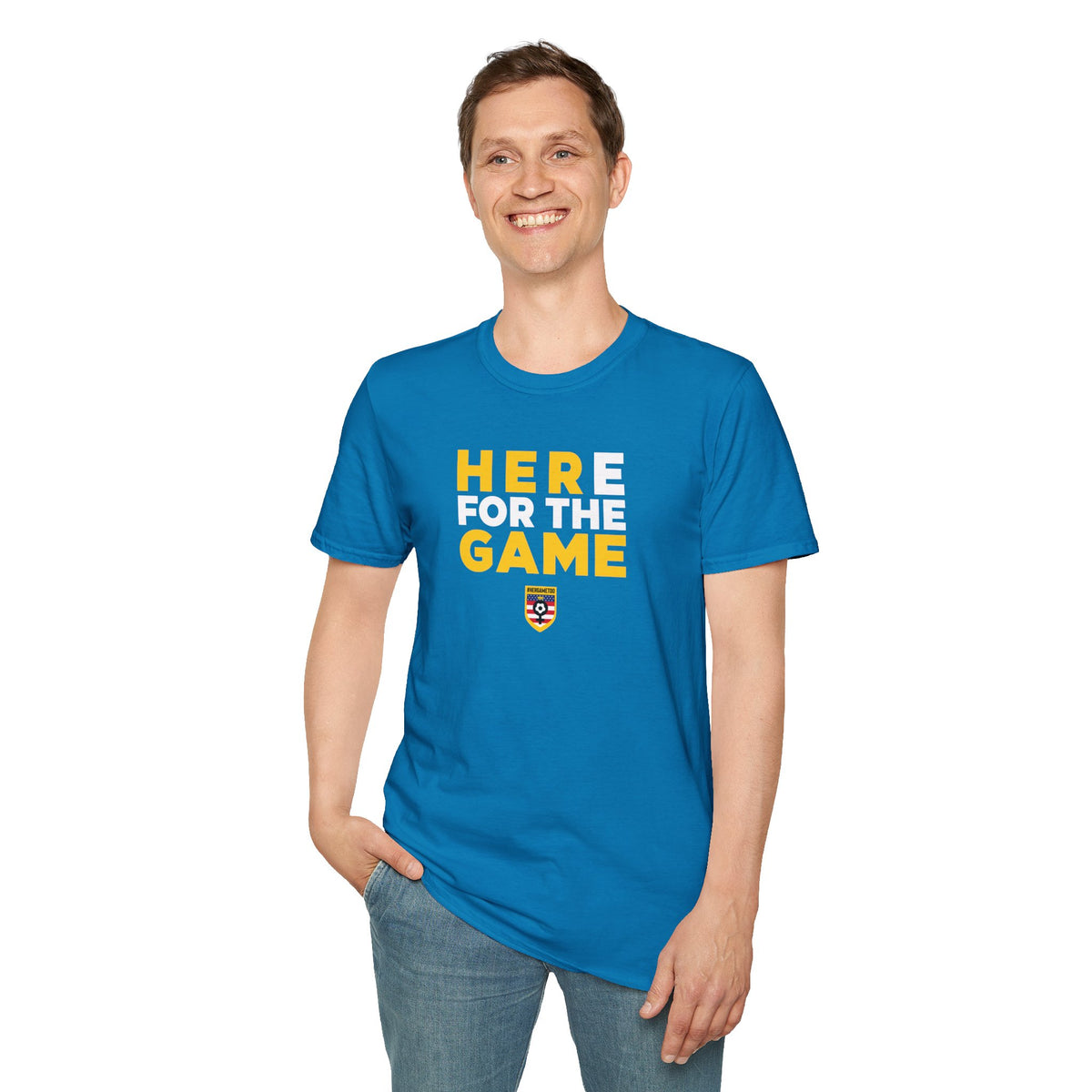 Here For The Game — Fan Game Day Unisex Tee