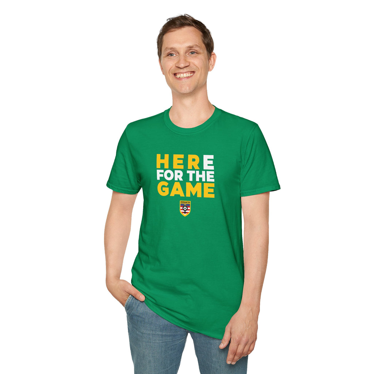 Here For The Game — Fan Game Day Unisex Tee