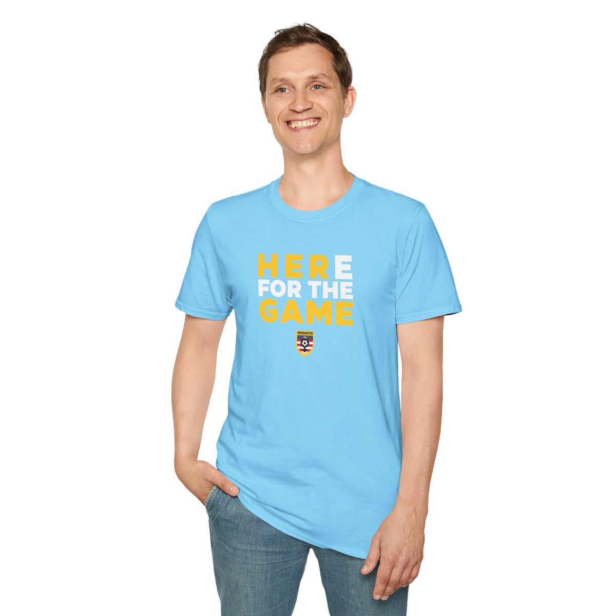 Here For The Game — Fan Game Day Unisex Tee