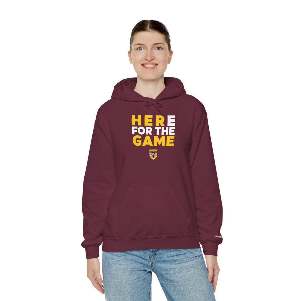 Here For The Game T-Shirt — Fan Game Day Hoodie