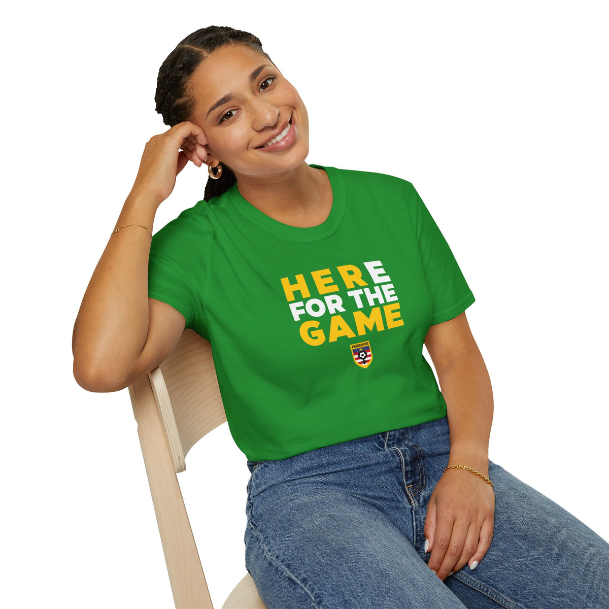 Here For The Game — Fan Game Day Unisex Tee