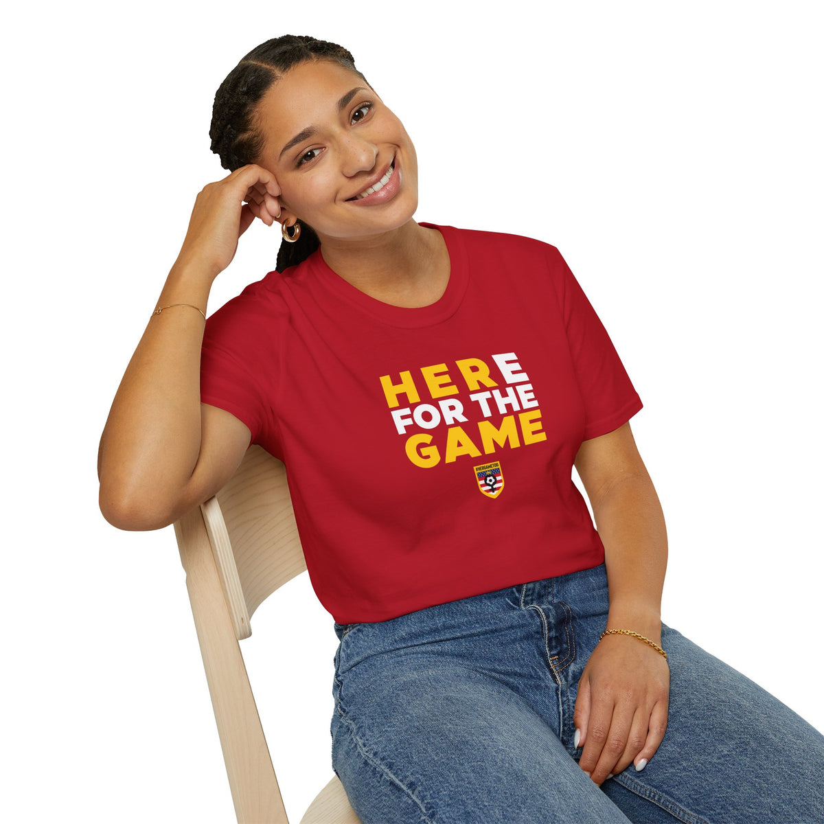 Here For The Game — Fan Game Day Unisex Tee
