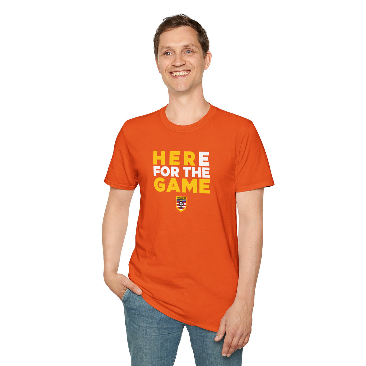 Here For The Game — Fan Game Day Unisex Tee