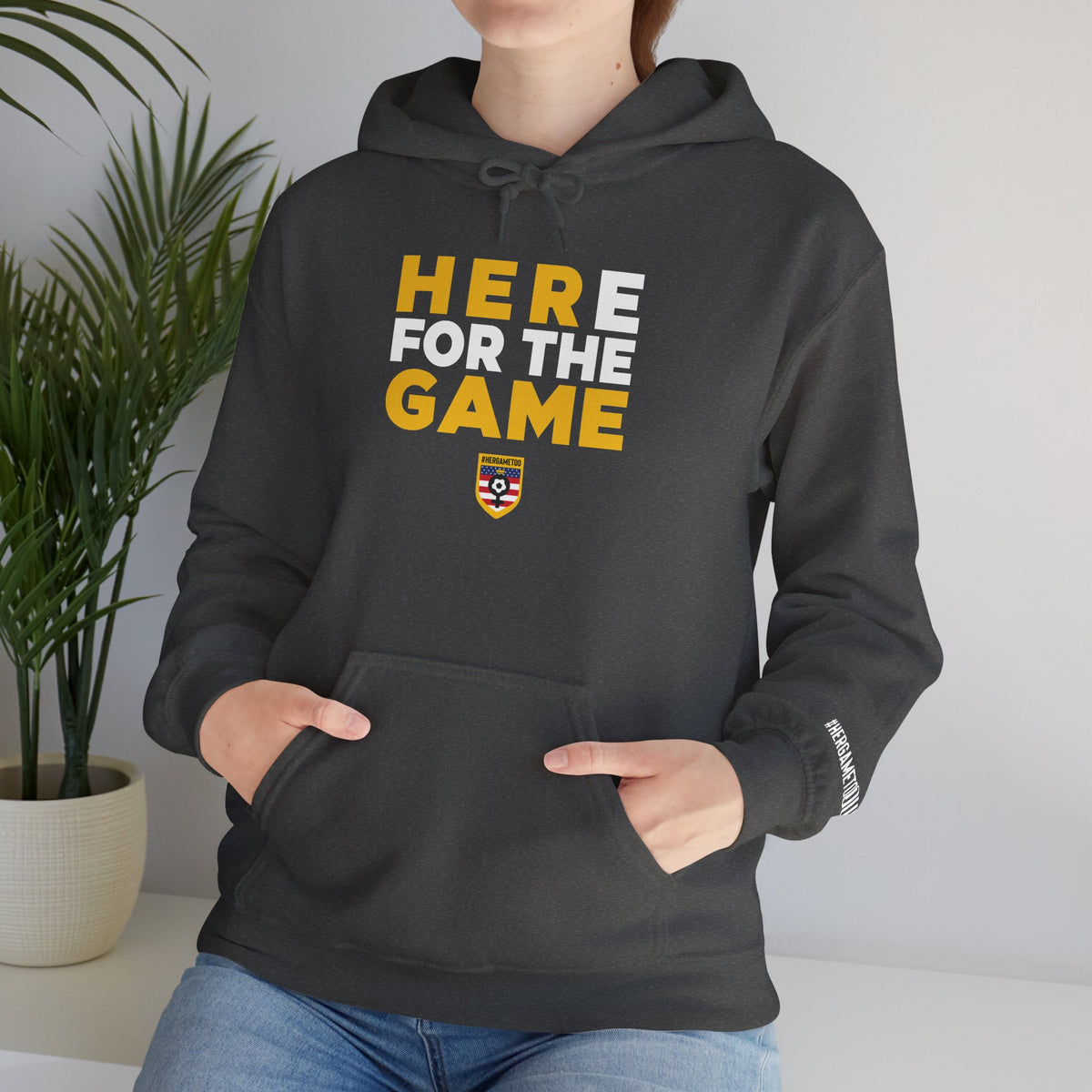 Here For The Game T-Shirt — Fan Game Day Hoodie