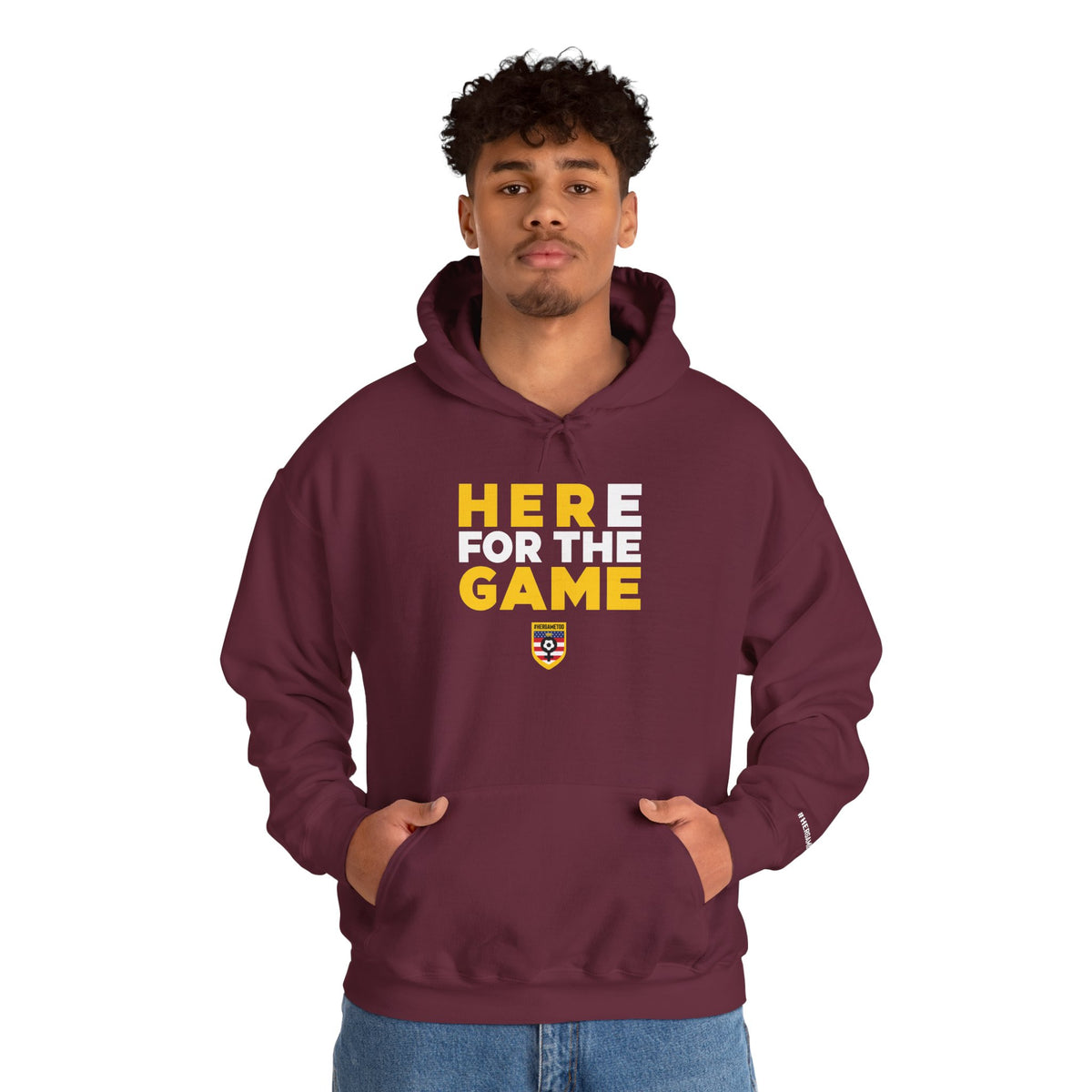 Here For The Game T-Shirt — Fan Game Day Hoodie