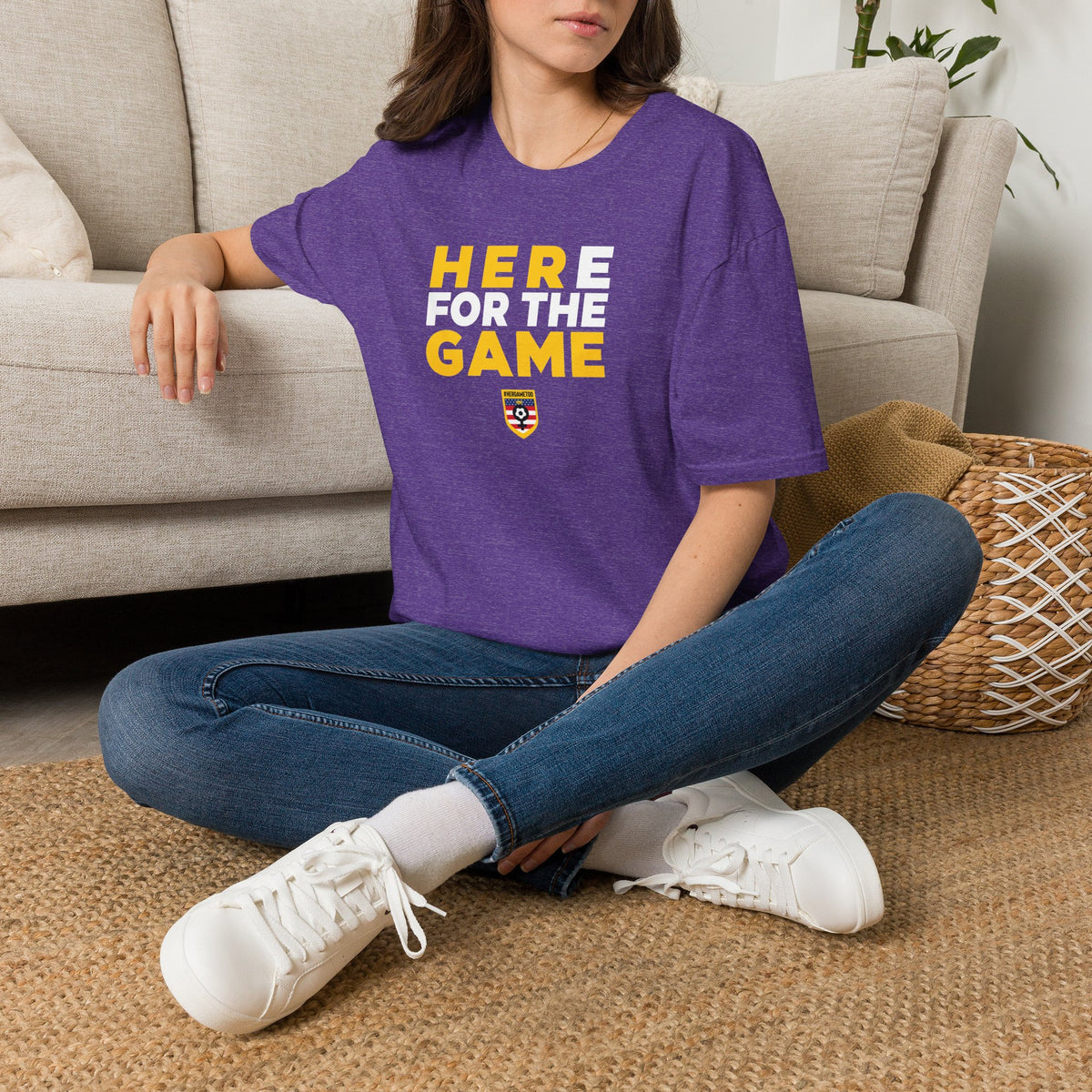 Here For The Game — Fan Game Day Unisex Tee