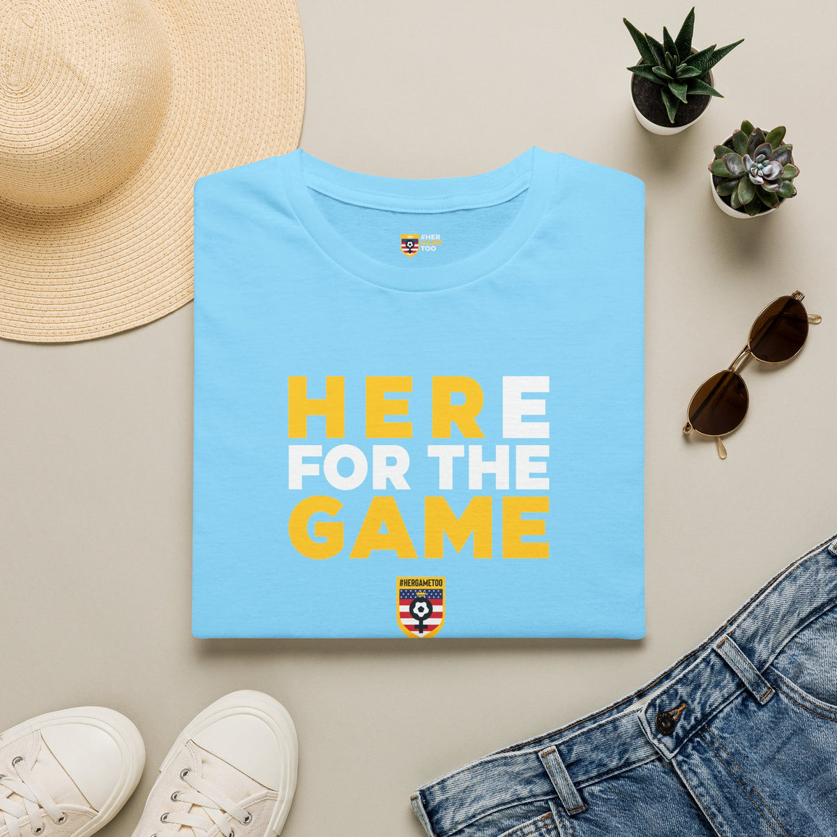 Here For The Game — Fan Game Day Unisex Tee