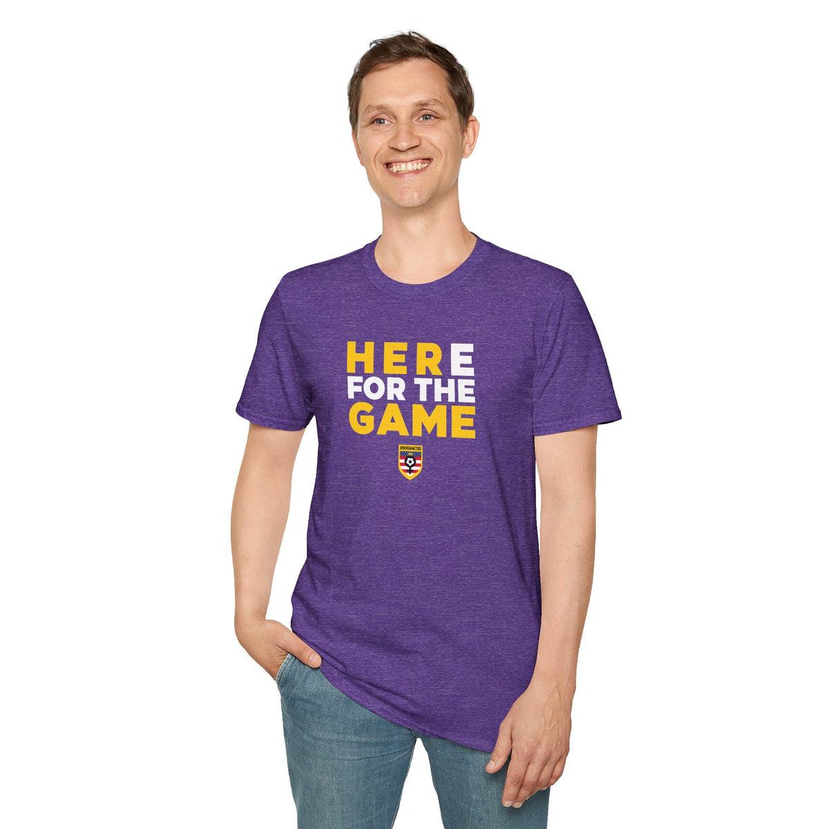 Here For The Game — Fan Game Day Unisex Tee