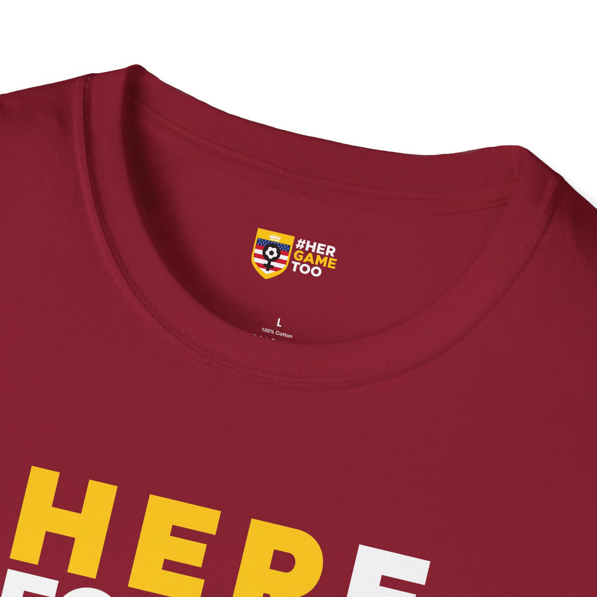 Here For The Game — Fan Game Day Unisex Tee