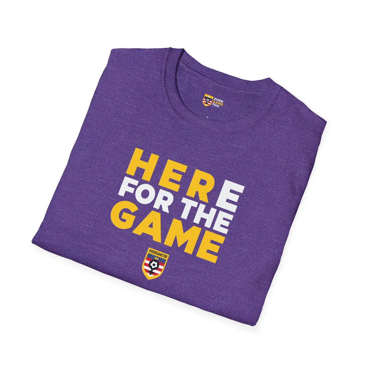 Here For The Game — Fan Game Day Unisex Tee